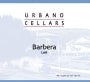 Urbano Cellars Barbera 2013  Front Label