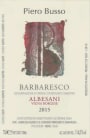 Piero Busso Albesani Borgese 2015  Front Label