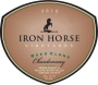 Iron Horse Rued Clone Chardonnay 2010  Front Label