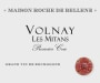 Maison Roche de Bellene Volnay Les Mitans Premier Cru 2012  Front Label