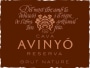 Avinyo Reserva Brut Nature Cava 2014  Front Label