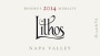 Lithos Napa Valley Reserve Merlot 2014  Front Label