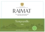 Raimat Tempranillo 2021  Front Label