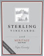 Sterling Meritage 2006  Front Label