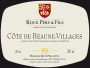 Domaine Roux Pere & Fils Cote de Beaune Villages 2014  Front Label