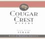 Cougar Crest Estate Syrah 2004  Front Label