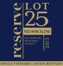 Monterra Reserve Lot 25 Red Wine Blend 2013  Front Label