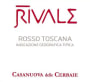 Casanuova delle Cerbaie Rivale 2010  Front Label