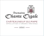 Domaine Chante Cigale Chateauneuf-du-Pape (375ML half-bottle) 2021  Front Label