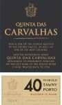 Quinta das Carvalhas 40 Year Old Tawny Porto  Front Label