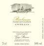 Azienda Agricola Gigi Bianco Barbaresco Ovello 2012  Front Label