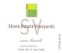 Shinn Estate Vineyards Nine Barrels Reserve Merlot 2010 Front Label