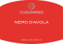 Cusumano Nero d'Avola 2015 Front Label