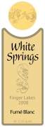 White Springs Winery Fume Blanc 2008 Front Label
