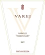 Fontanafredda Serralunga d'Alba Varej 2007  Front Label