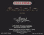 Casa Emma Soloio Rosso 2012  Front Label