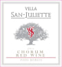 Villa San-Juliette Chorum 2011  Front Label