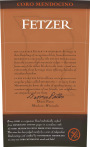 Fetzer Mendocino Coro Zinfandel 2008  Front Label