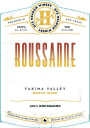 Hye Meadow Winery Roussanne 2015 Front Label