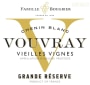 Famille Bougrier Vouvray V Grande Reserve Vieilles Vignes 2016 Front Label