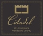 Citadel Carignane 2014  Front Label