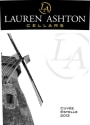 Lauren Ashton Cellars Cuvee Estelle 2013 Front Label