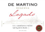 De Martino Legado Reserva Sauvignon Blanc 2016  Front Label