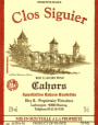 Clos Siguier Cahors Malbec 2012  Front Label