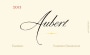 Aubert Carneros Chardonnay 2013  Front Label