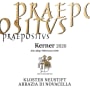 Abbazia di Novacella Praepositus Kerner 2020  Front Label