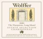 Wolffer Estate Selection Chardonnay 2000 Front Label