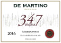 De Martino 347 Vineyards Reserva Chardonnay 2016  Front Label