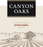 Canyon Oaks Zinfandel 2014  Front Label