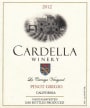 Cardella Winery La Cienega Vineyard Pinot Grigio 2012  Front Label