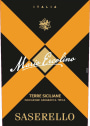 Mario Ercolino Sicilia Saserello 2014  Front Label