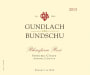 Gundlach Bundschu Estate Vineyard Rhinefarm Rose 2013 Front Label