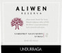 Undurraga Aliwen Reserva Cabernet Sauvignon Shiraz 2010  Front Label