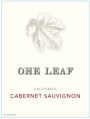One Leaf Cabernet Sauvignon 2016  Front Label
