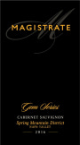 Magistrate Gem Series Cabernet Sauvignon 2016  Front Label