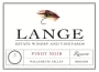 Lange Winery Reserve Pinot Noir (375ML half-bottle) 2024  Front Label
