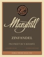 Maryhill Proprietor's Reserve Zinfandel 2016  Front Label