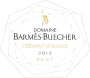 Domaine Barmes-Buecher Cremant d'Alsace Brut 2012  Front Label