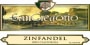 San Gregorio Zinfandel 2003 Front Label