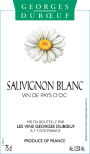 Duboeuf Pays d'Oc Sauvignon Blanc 2012  Front Label