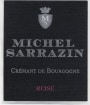 Domaine Sarrazin Cremant De Bourgogne Brut Rose  Front Label