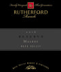 Rutherford Ranch Reserve Malbec 2016  Front Label
