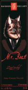 Barber Cellars Mr. Beast Zinfandel 2008  Front Label