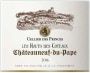 Le Cellier des Princes Chateauneuf-du-Pape Les Hauts des Coteaux 2016  Front Label