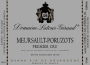 Domaine Latour-Giraud Meursault Les Poruzots Premier Cru 2017  Front Label