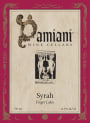 Damiani Wine Cellars Syrah 2011 Front Label